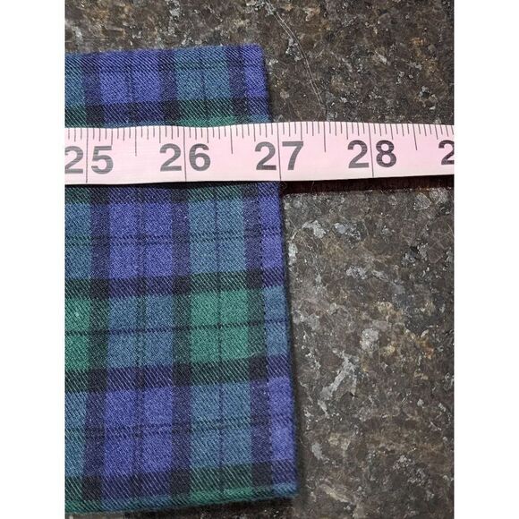 FIVE FOUR Nick Wooster 2XL Blue/Green Plaid NWT Long Sleeve Button Down Shirt - Picture 10 of 12